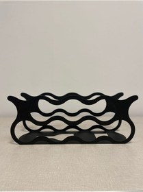 Resim Api Design Dekoratif Metal Şarap Rafı 7'li 