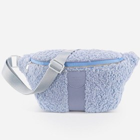 Resim Housebags Kadın Mavi Suni Kürklü Dokuma Bel Çantası 213 Bebe Mavi 