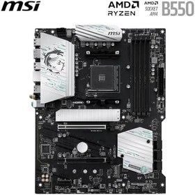 Resim MSI B550 GAMING WIFI AM4 Anakart, DDR4 4400MHz, PCIe 4.0, Wi-Fi 5, 1G LAN, USB 10Gbps, ATX 