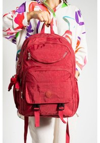 Resim Ultra Hafif Çok Cepli Su Geçirmez Sırt Çantası Kırmızı Model: 571-1h - Kırmızı 