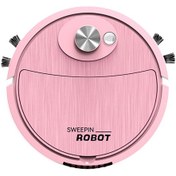 Resim Kosona Akıllı Süpürge Robotu - 3'ü Bir Arada Süpürme, Emme Ve Mopping, Usb Şarjlı, Ev Elektrikli Aleti, Pembe Pembe 