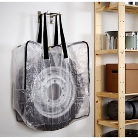 Resim IKEA Şeffaf Çamaşırlık Çanta Hurç Düzenleyici 65-22-65 Cm 