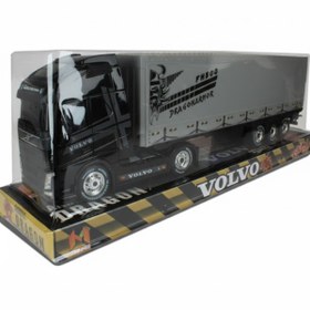 Resim MYTOY Scania, Volvo Model Oyuncak Tır – 46 cm Uzunluk, Hareketli Dorse, 12 Tekerlekli Konteyner Tır 