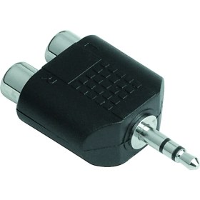 Resim Hama Stereo 3.5mm Fiş - 2rca Soket Çevirici Adaptör 