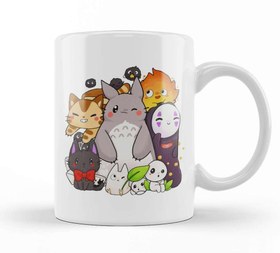 Resim Ghibli Chibi Friends Kupa Bardak Porselen 