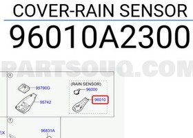 Resim Kia Stonic Yağmur Sensör Kapağı Orjinal | 96010A2300 