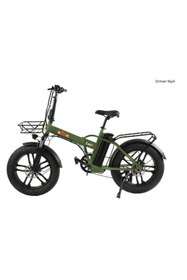 Resim Alba Fold F Standart 500 Watt Katlanır Elektrikli Bisiklet Orman Yeşili Nfc 48v 10,4 Ah Batarya Yeşil 