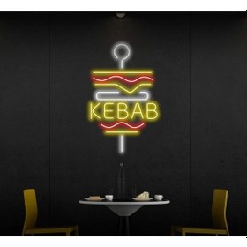 Resim Twins Led Kebab Yazılı Ve Şekilli Neon Tabela Gün Işığı Model:model:62483366 Gün Işığı 