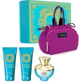 Resim Dylan Turquoise Kadın Parfüm EDT 100 ML + Duş Jeli 100 ML + Vücut Losyonu 100 ML + Çanta 