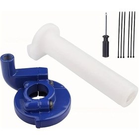 Resim Hightower Honda Yamaha Crf Cqr Ct200 Atv Beyaz Mavi Gaz Kolu Seti + Tutamak + Mil 