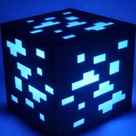 Resim Exyrio LED Küp Lamba | RGB Renkli Dekoratif Gece Lambası | Oyun Odası & Gamer Dekoru 