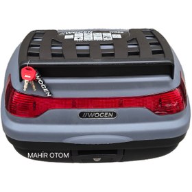 Resim ONUR MOTOR 41 Lt Wogen Nardo Gri Motosiklet Çanta (SIRT DAYAMASIZ) 