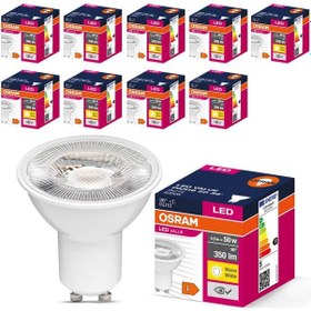 Resim Osram Led Value Par16 4.5w Gu10 3000k Sıcak Beyaz Ampul 10 Adet 10 Adet 