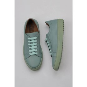 Resim Bueno Shoes Yeşil Açık Deri Kadın Günlük Ayakkabı 01WZ7701 