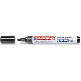 Resim Edding 1455 Kaligrafi Kalemi 5 Mm Siyah 