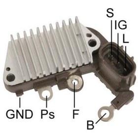 Resim Mobiletron 12v Alternatör Konjektör Nıppon Denso (3 Fiş Oval Soket) (s Ig L) Taıwan Toyota 