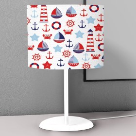 Resim Lina Home Bebek, Çocuk Odası Modern Temalı Tekli Masaüstü Abajur Gece Lambası Model 00027 