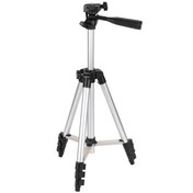 Resim Alüminyum Tripod Stand Telefon Tutucu Aparatı 4 Segmentli Naylon 