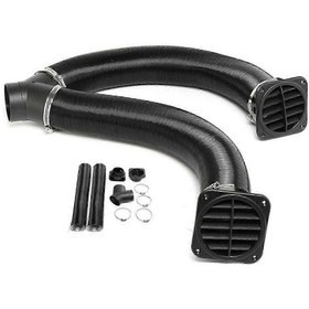 Resim Isıtma Kanallı Eberspacher İçin 75 Mm Sıcak Hava Çıkışı 