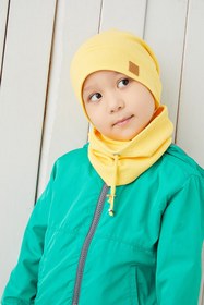 Resim Babygiz Erkek Bebek Çocuk Sarı Şapka Bere El Yapımı Rahat Cild Dostu Pamuklu Kaşkorse 