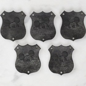 Resim Loren Crafts Figürlü Deri Arma 5 Adet - 1576 