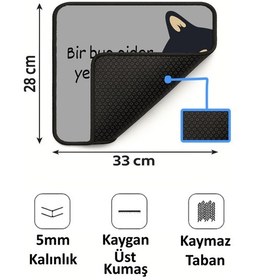 Resim Bug Gider Tasarımlı 33x28 Cm Mousepad Kaymaz Taban Rahat Konforlu Mouse Pad 