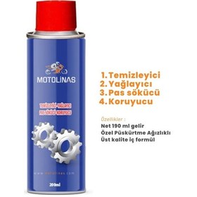 Resim GENEL TEMİZLEYİCİ, YAĞLAYICI, PAS SÖKÜCÜ, KORUYUCU 200 ML SPREY 