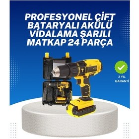 Resim Ev Ve Atölye İçin 12v Akülü Matkap Plastik Mandren Ve Metal Şanzıman 