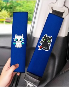 Resim Bigohobi DRAGON Baskılı, Emniyet Kemeri, Çanta vs. Yumuşatıcı Ped 