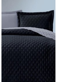 Resim Washed Soft Çift Taraflı Çift Kişilik Yatak Örtüsü Lacivert Lacivert 