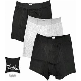 Resim Tutku Erkek Likralı Elastan Boxer 12'Li Paket 001 
