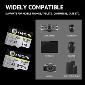 Resim Xiaomi Ultra Mikro Mini Sd Kart 1 Tb 512 Gb Sd Hafıza Kartı 128 Gb 256 Gb A2 U3 Adapter 