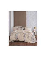 Resim Çift Kişilik Nevresim Takımı Pamuklu Doğal Esinti Renkli 