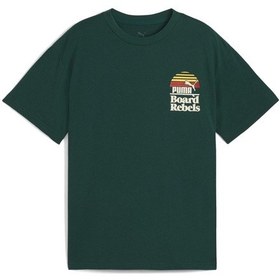Resim Puma 68515360 Mid90s Graphic Tee Iv Çocuk Spor Tişört Yeşil 