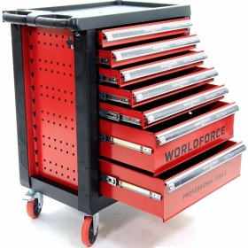 Resim Worldforce 7 Çekmece Takım Dolabı Profesyonel Boş Takım Dolabı 