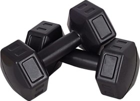 Resim Ayla Stand Spor 2Kg X 2 Adet Dambıl Seti Siyah 