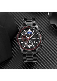 Resim Skmei 9250 Yeni Tasarım Erkek Kol Saati Siyah 