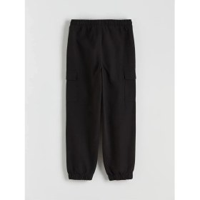 Resim LC Waikiki Lcw Kids Siyah Regular Fit Erkek Çocuk Jogger Pantolon 