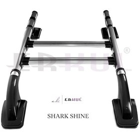 Resim Erkul Nıssan-Navara D40 2005-2016 Tavan Çıtası Shark Shine 