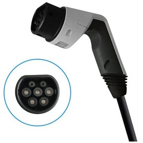 Resim Egnio Elektrikli Araç Tip 2 Soket Uyumlu Kablo Düzenleyici Kırmızı 