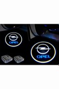 Resim Sm Motors Opel Araçlar Için Pilli Yapıştırmalı Kapı Altı Led Logo 