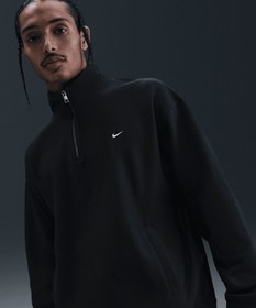 Resim Nike Solo Swoosh Fleece Quarter-Zip Top 