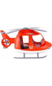 Resim Farbu Oyuncak 46 cm Büyük Kırmızı Itfaiye Helikopteri 
