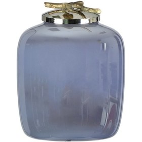 Resim Vitale AK.jb0184 İnci Vazo 23 x 13 x 34 CM Mavi 