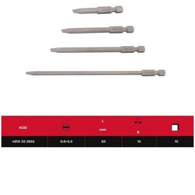 Resim İzetaş Düz Bits Uc 0,8*5,5 4810205855 