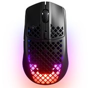 Resim Steel Series Aerox 3 Kablosuz Onyx TrueMove Air Optik Sensör Ultra Hafif Gaming Mouse Siyah Steelseries