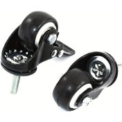 Resim Dashanshop 4 Adet 2 İnç M8 15 Ağır Hizmet Süpürme Tekerlek Sessiz Güvenlik Frenli 