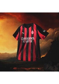 Resim Puma Ac Mılan 25/26 Genç İç Saha Forması 779965 01 Kırmızı 