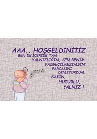 Resim Yalnızlığım Kapı Önü Paspas Lovebug-t 