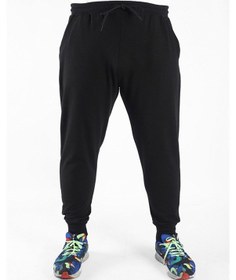 Resim Starbattal Büyük Beden Basic Eşofman Altı Full Lycra 11516 Sıyah Çok Renkli 